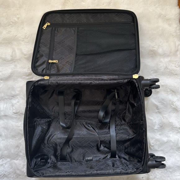 Love Moschino Nylon Trolly 18” Carry On Luggage Black and Gold - Picture 5 of 10